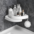 Rotatable Corner Shelf Made of Plastic - SpaceTurner