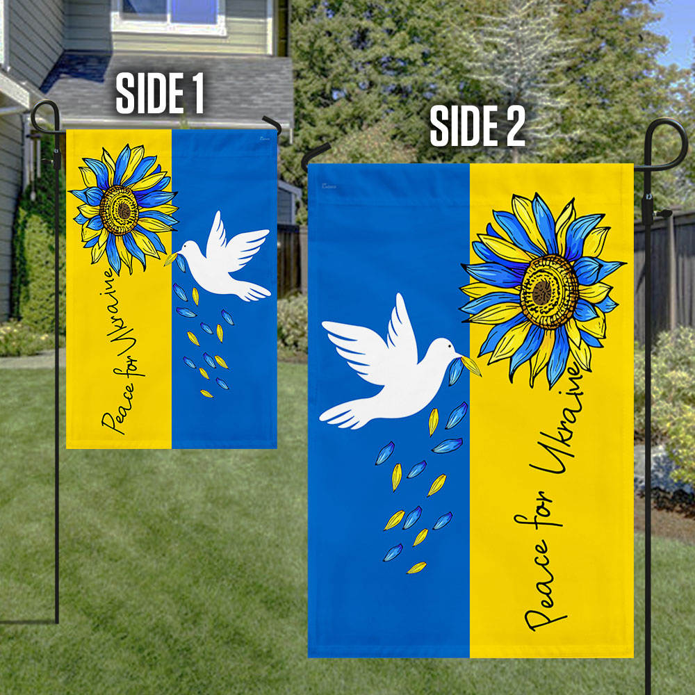 Peace For Ukraine Flag