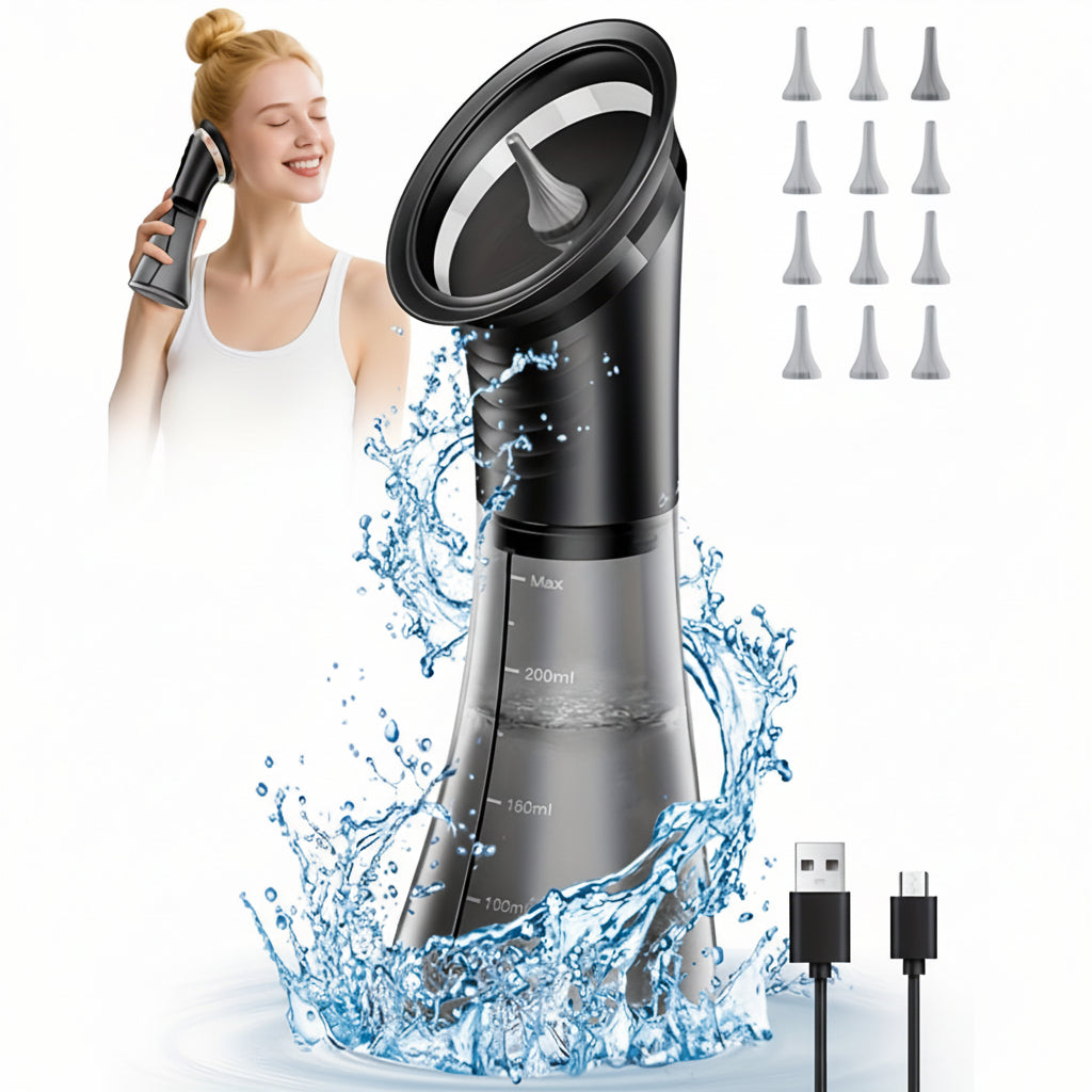 Electric Ear Wax Removal Device with Water Irrigation and Three Pressure Settings