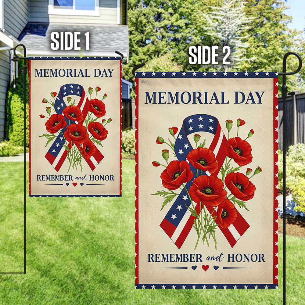 Memorial Day Remember And Honor Flag