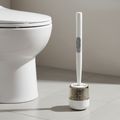 Ergonomic Toilet Brush with Holder - GlideScrub