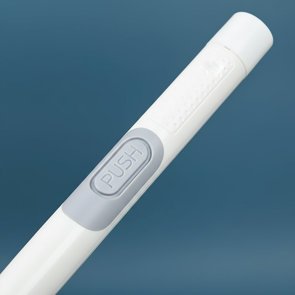 Ergonomic Toilet Brush with Holder - GlideScrub