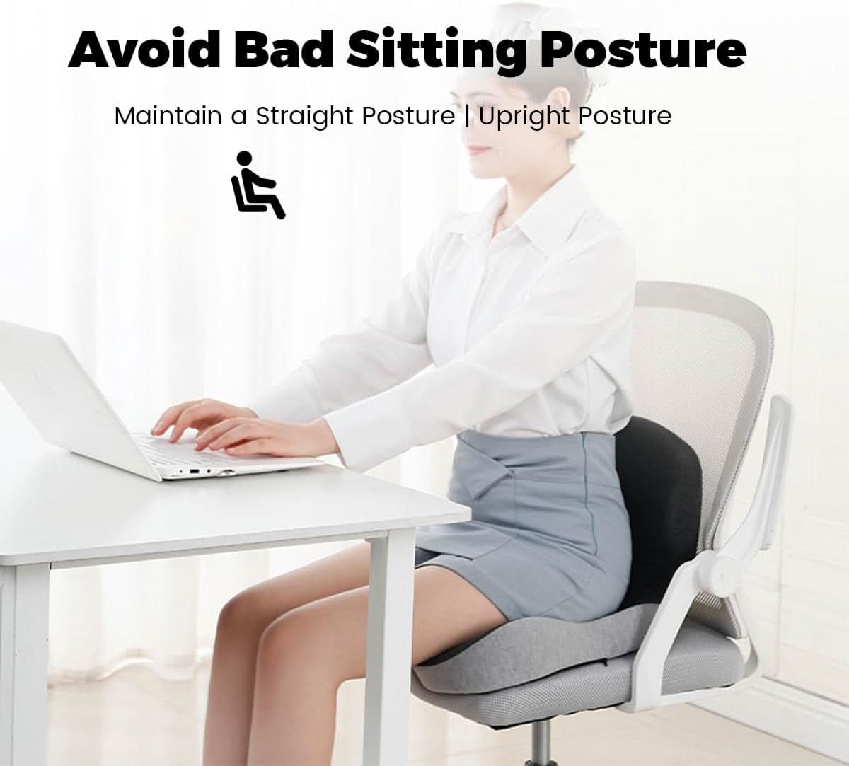 BowLift | Ergonomic Seat Cushion with Lumbar Support