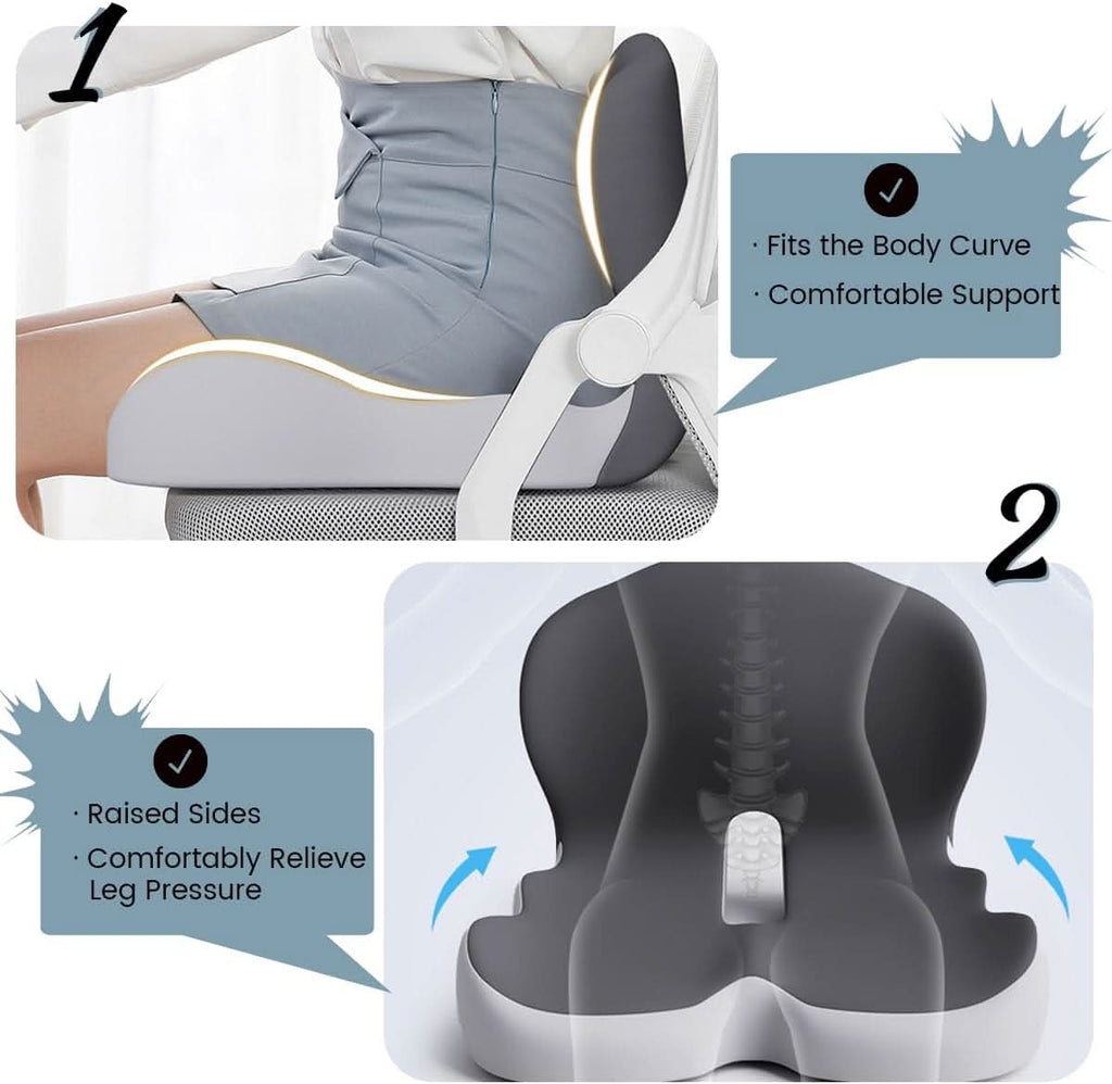 BowLift | Ergonomic Seat Cushion with Lumbar Support
