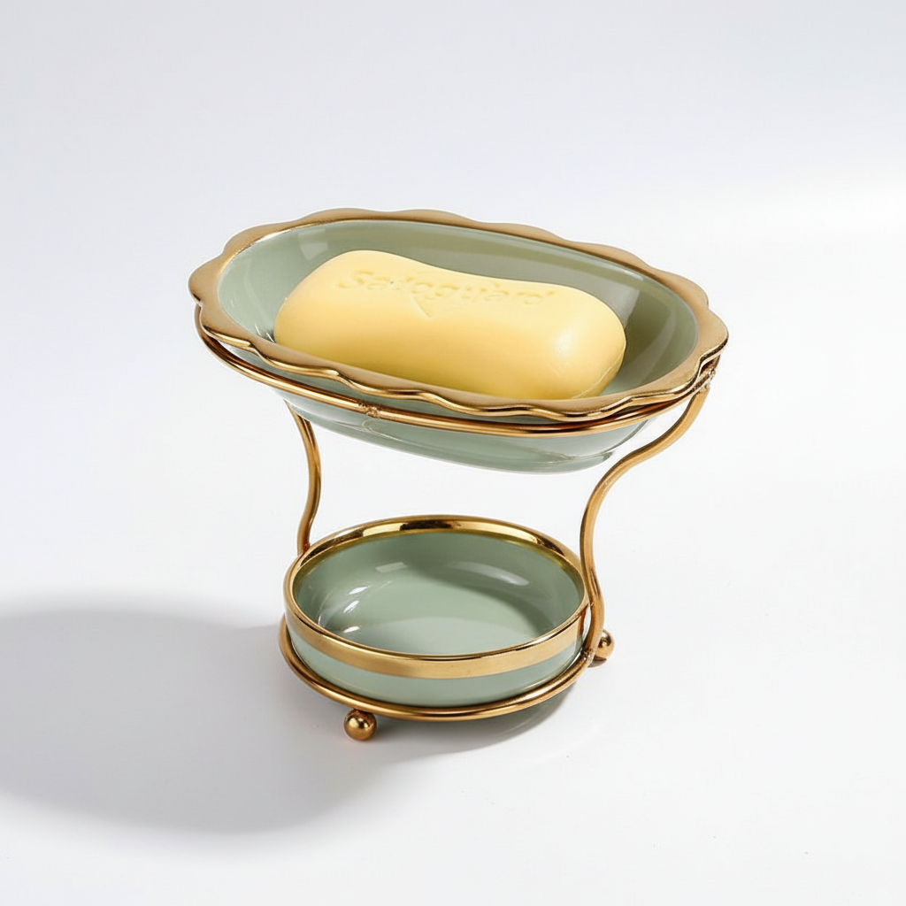 Raised Soap Dish Porcelain - DryGrace