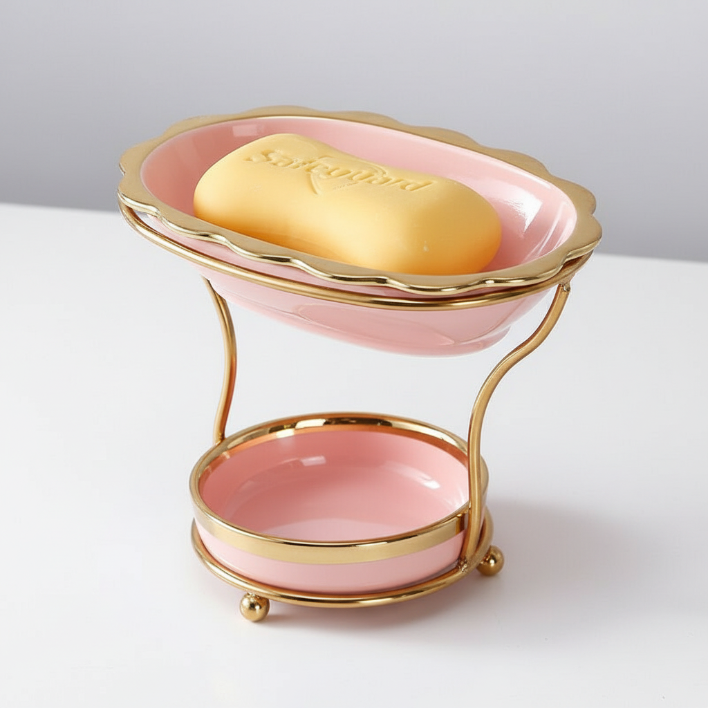 Raised Soap Dish Porcelain - DryGrace