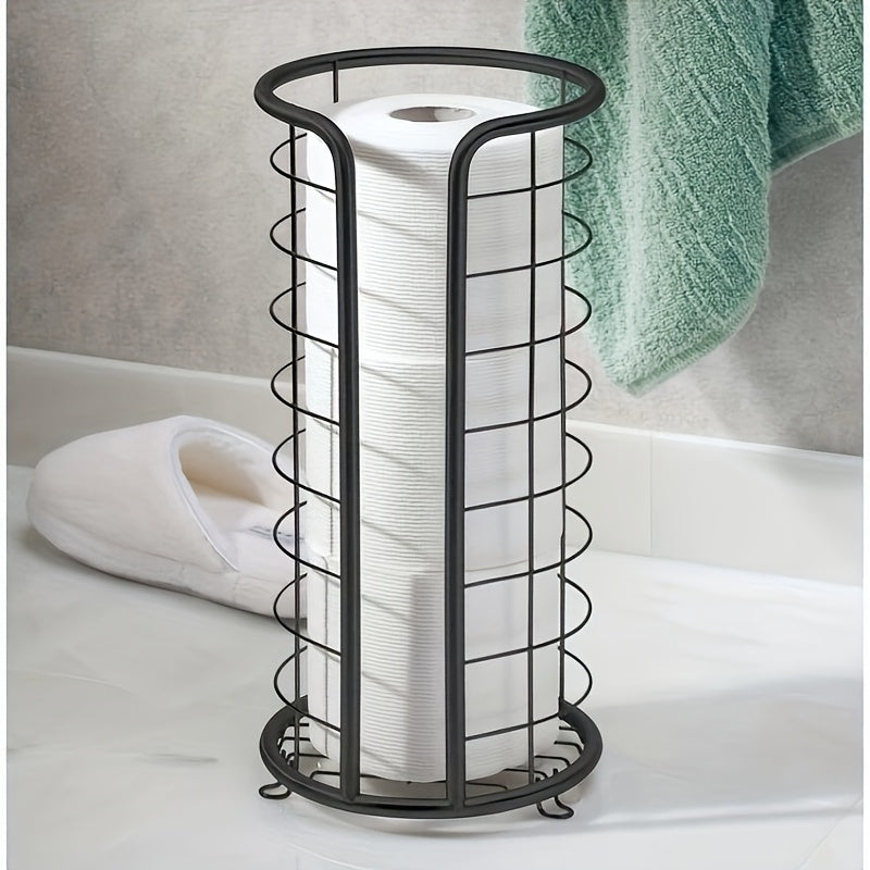 Freestanding roll holder made of stainless steel - PaperNest
