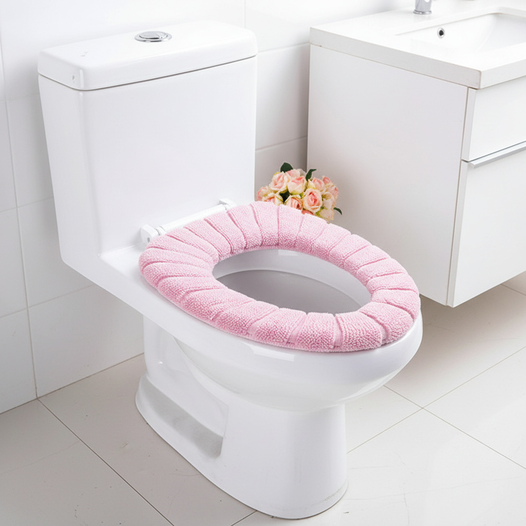 Padded toilet seat cover - CozySeat