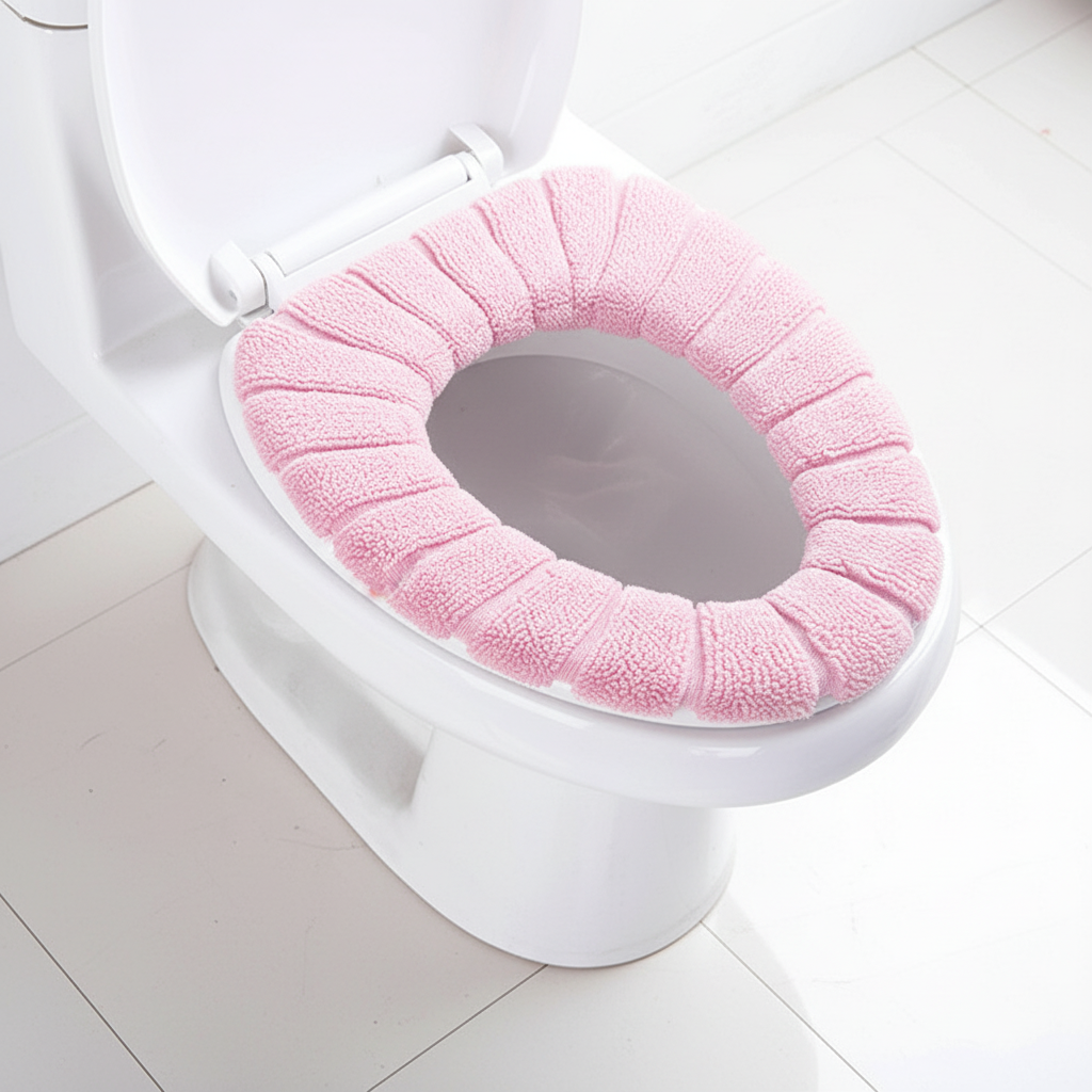 Padded toilet seat cover - CozySeat