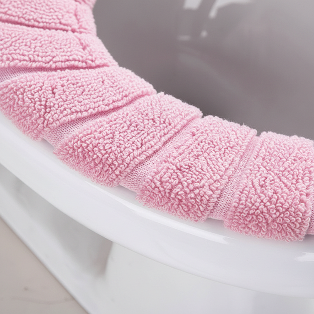 Padded toilet seat cover - CozySeat