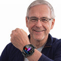 Glucose Wellness Tracker Watch with AMOLED Display and Activity Tracking