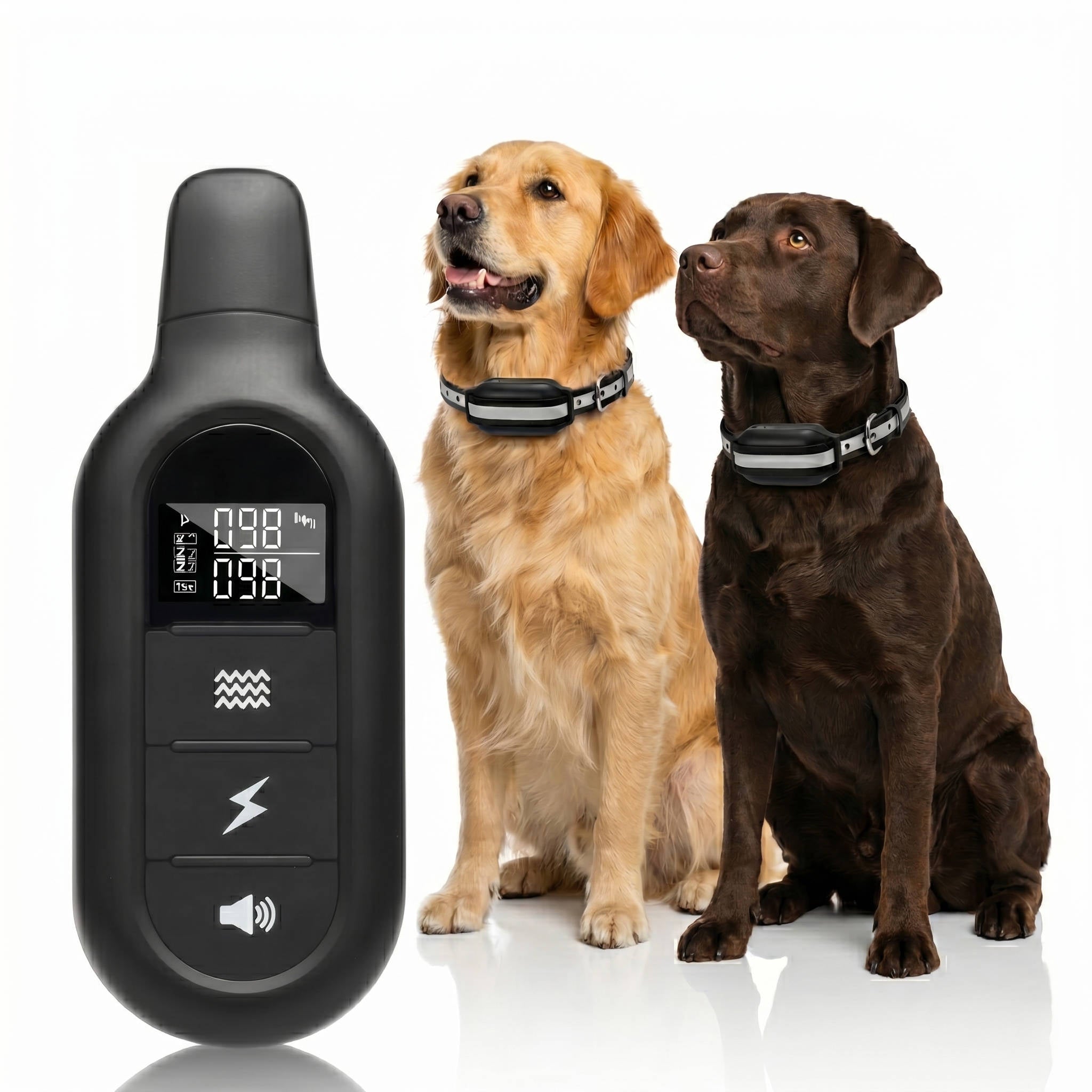 Electric Dog Training Collar with Remote, Beep Vibration and Adjustable Static Levels