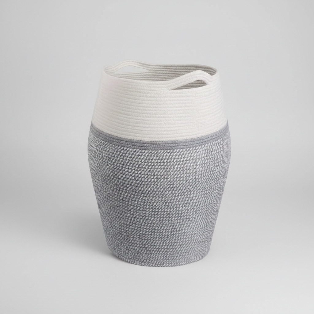 Large Woven Laundry Basket - WeaveNest