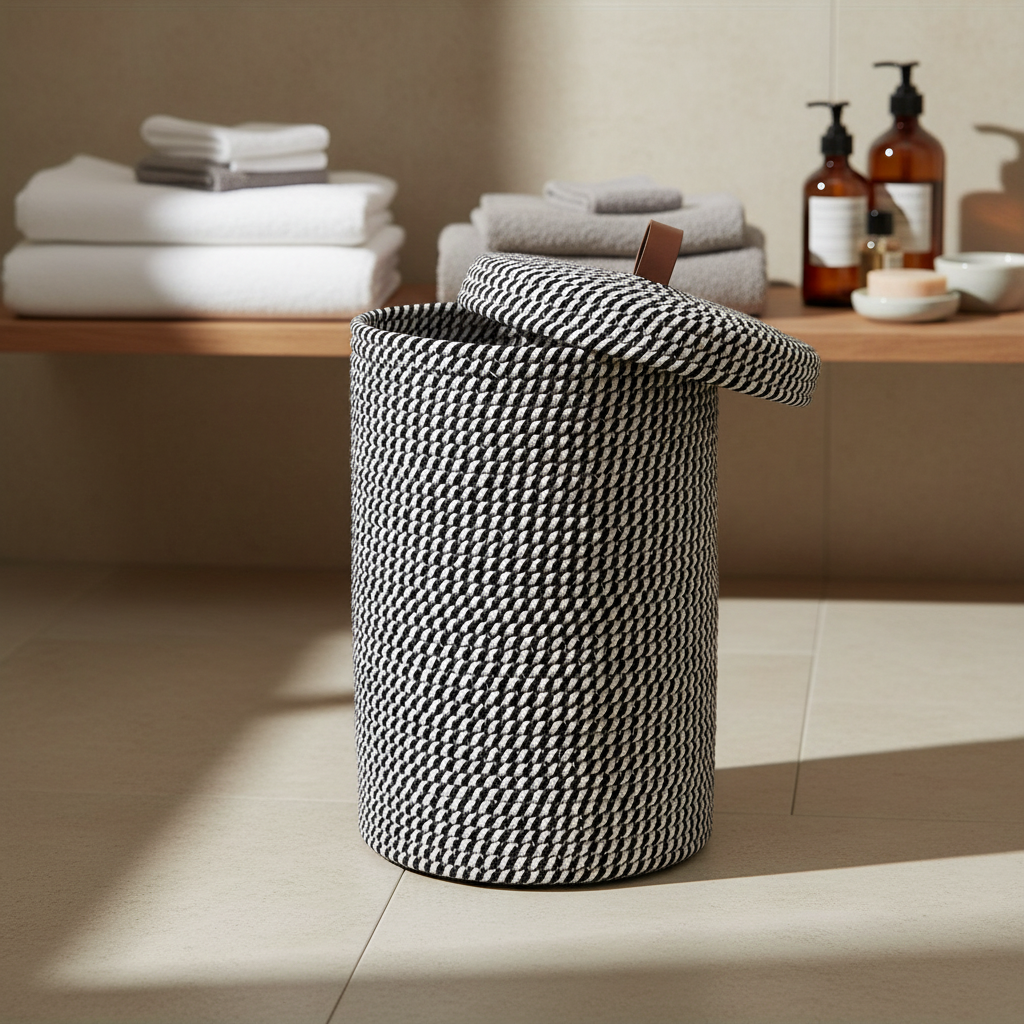 Handwoven storage basket - WeaveNest