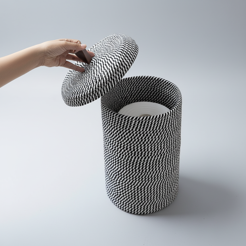 Handwoven storage basket - WeaveNest