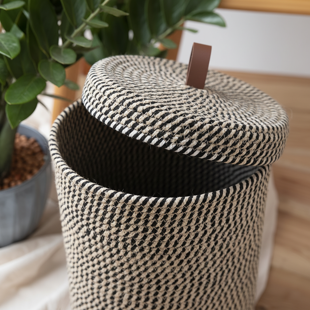 Handwoven storage basket - WeaveNest