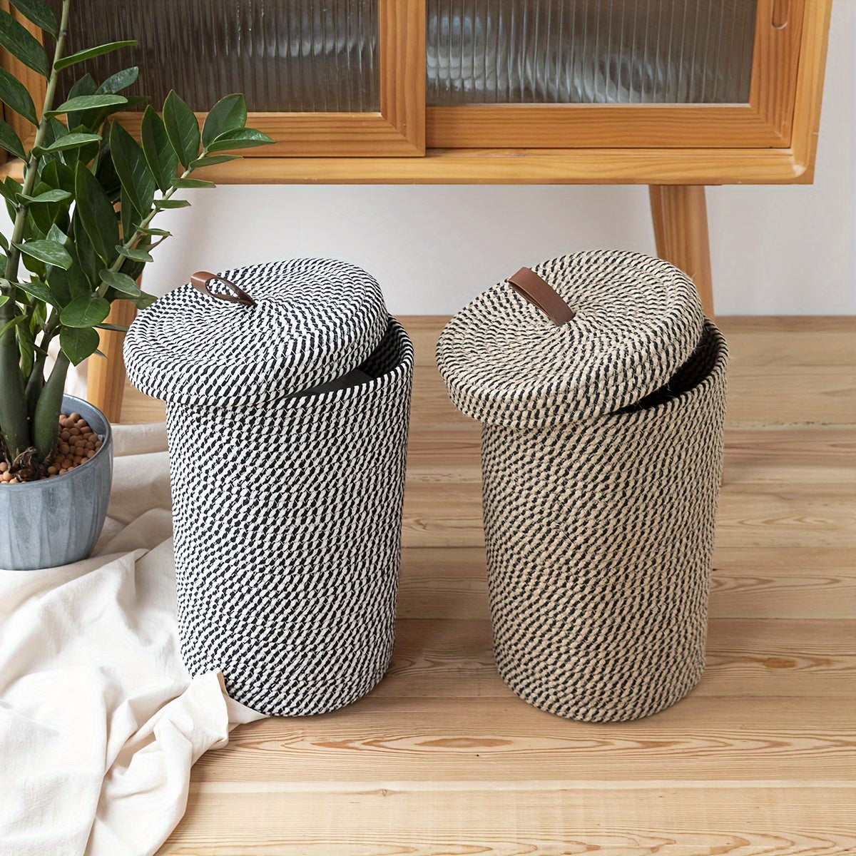 Handwoven storage basket - WeaveNest