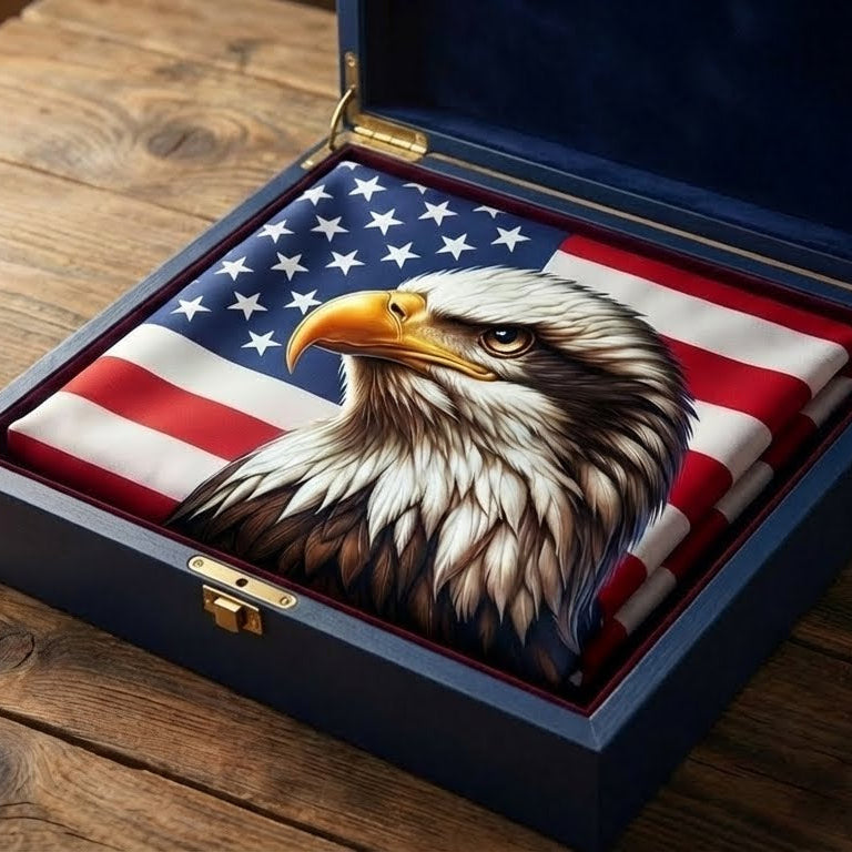 Flagwix American Flag, America Patriotic Eagle American Grommet Flag 3-Day Shipping