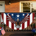 Flagwix American Flag - Veterans Day Flag, Eagle with the American Flag - Patriotic Bunting 3-Day Shipping