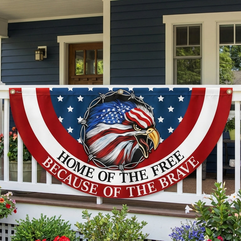 American Flag | Home Of The Free Because Of The Brave Patriotic Flag