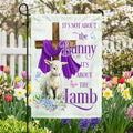 Easter Day Flag It's Not About The Bunny It's About The Lamb