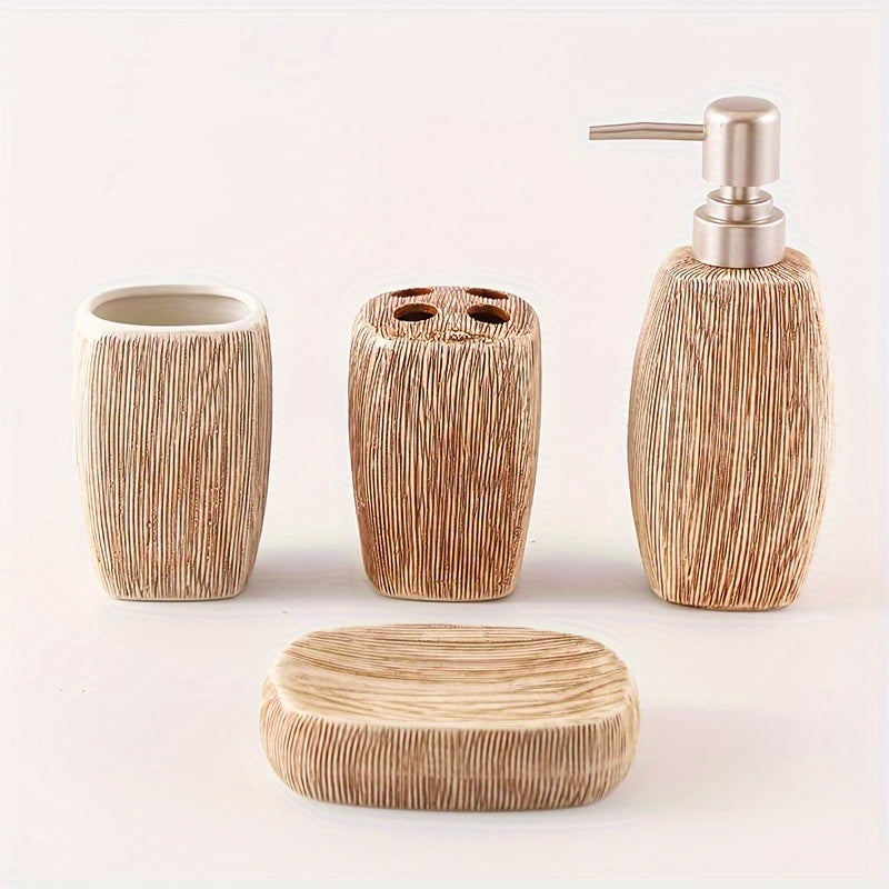 Ceramic Bathroom Set - Bathwoodly