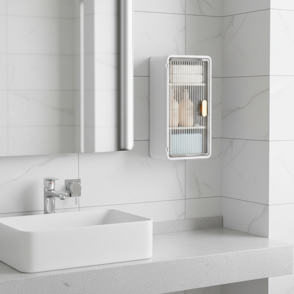 Compact Bathroom Organizer Box - ShelfMate