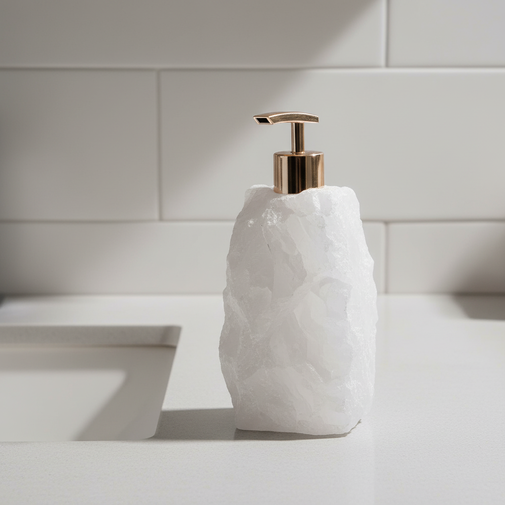 Compact Basin Soap Dispenser - StoneSoap