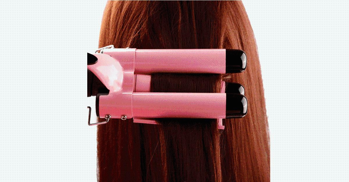 Neue Generation LCD-Display Triple Barrel Lockenstab – Der beste Weg, um perfekte Locken zu erhalten | Brehn