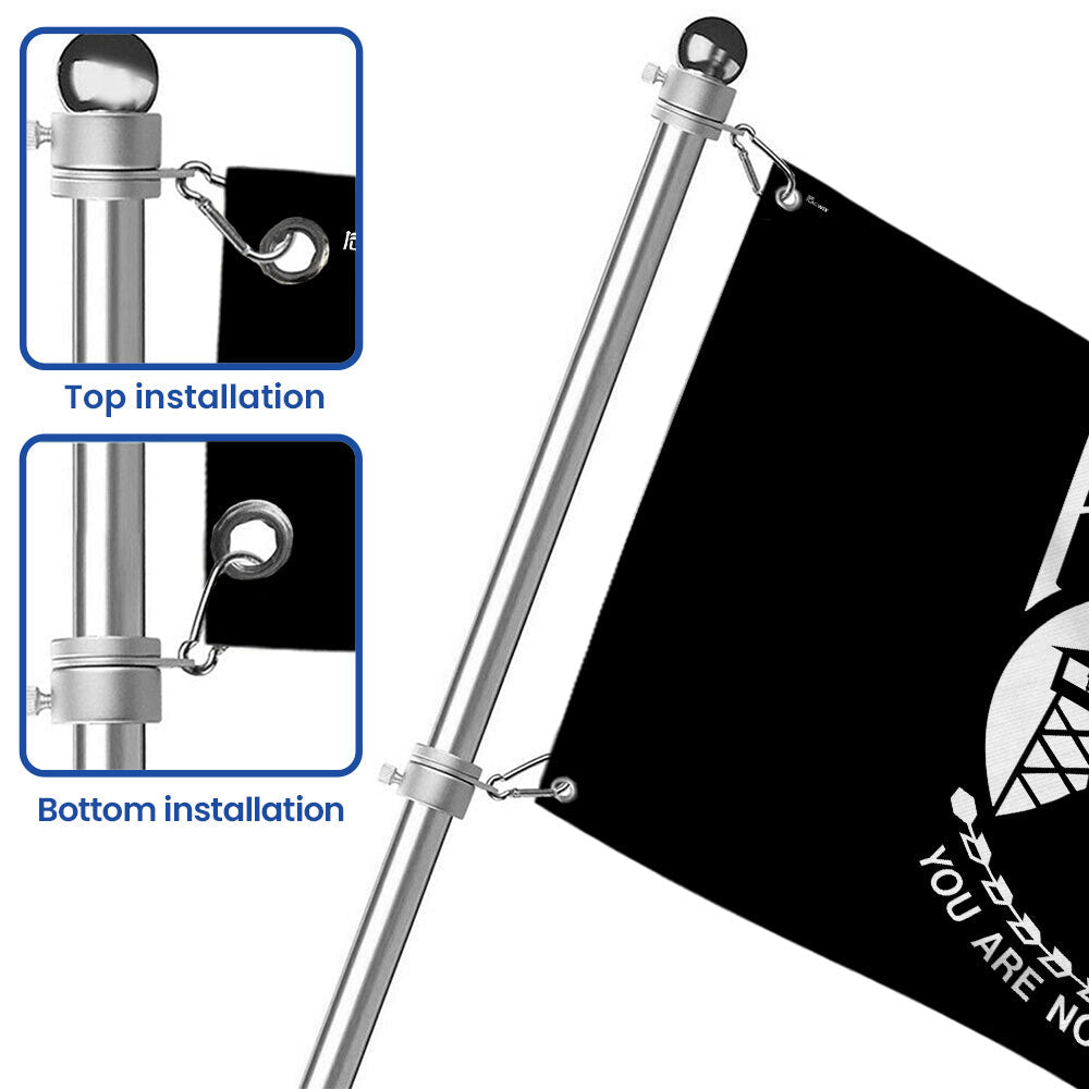 American Memorial Veterans Flag, You Are Not Forgotten Patriotic POW/MIA Grommet Flag
