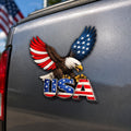 American Patriotic Car Magnet with Bald Eagle USA for 250th Anniversary