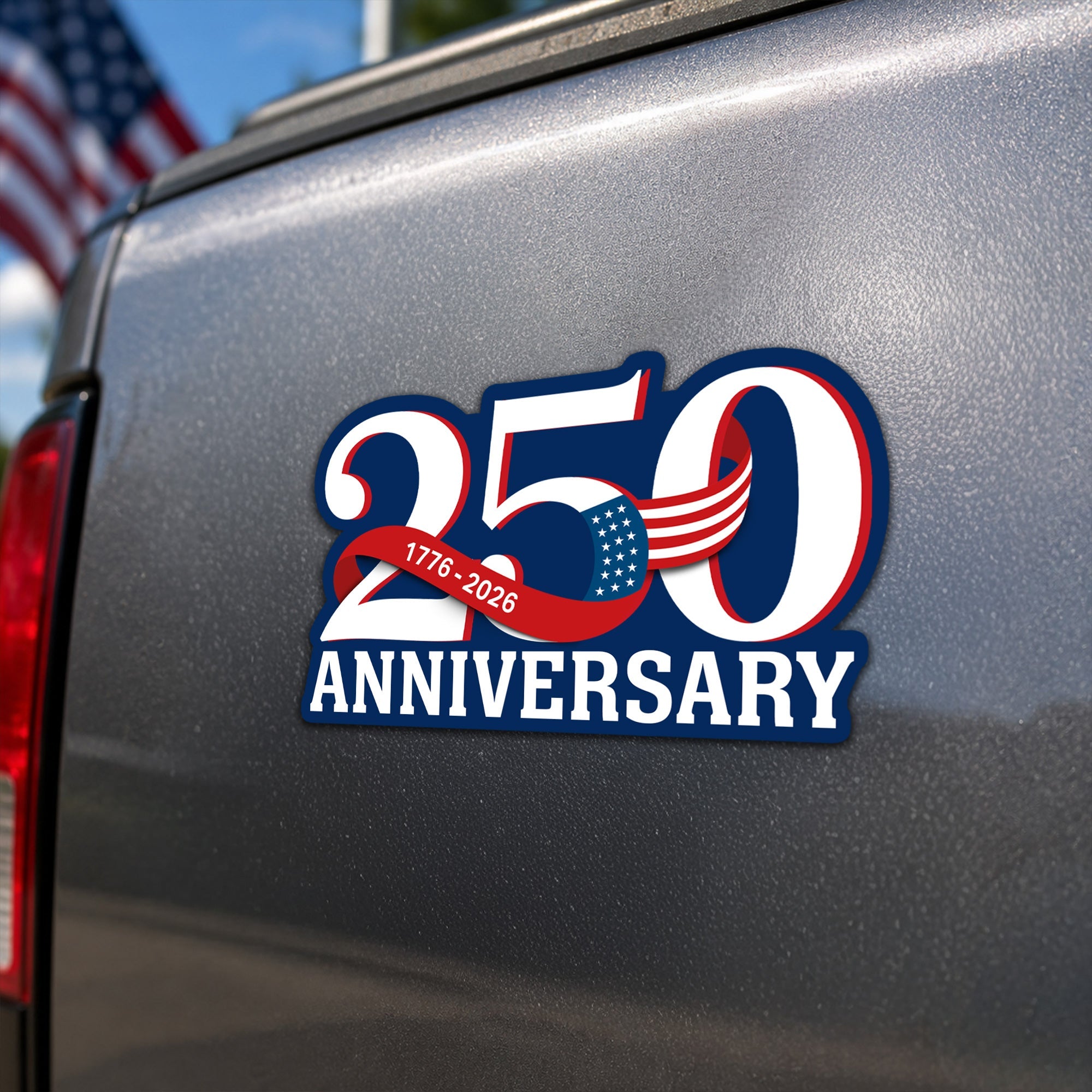 250th Anniversary Magnet Refrigerator Stickers, Patriotic 1776 2026 Decor Sticker for Car