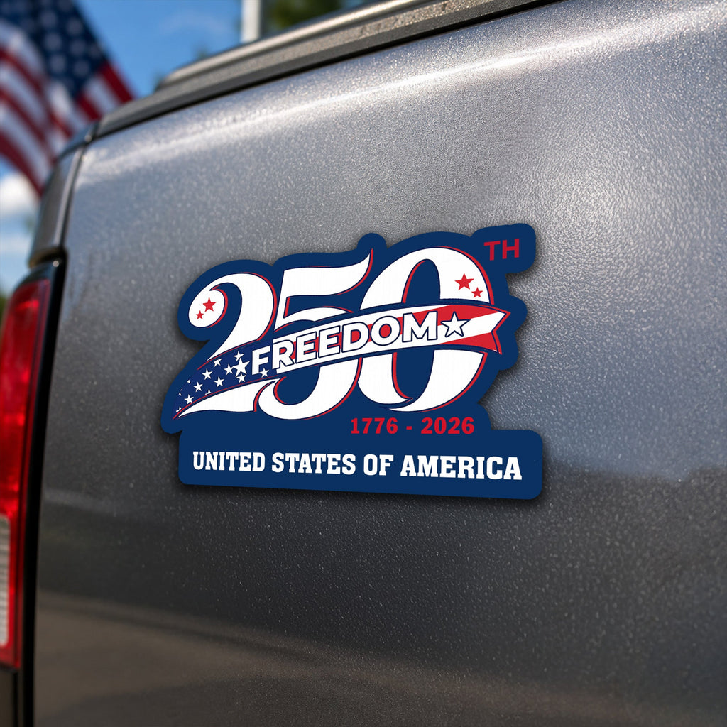 250 Years of Freedom Magnet Refrigerator Stickers, America 1776 2026 Decor Sticker for Car