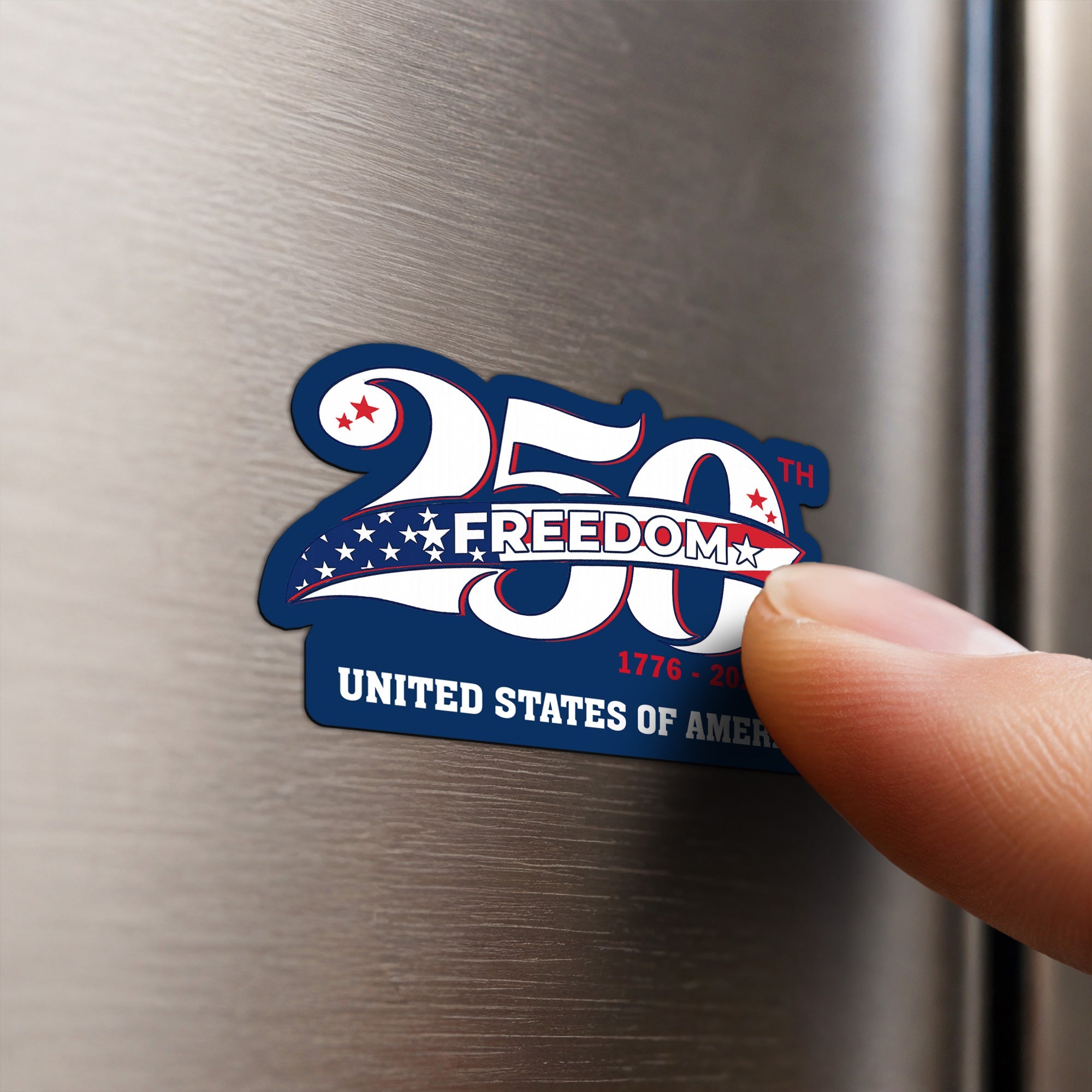 250 Years of Freedom Magnet Refrigerator Stickers, America 1776 2026 Decor Sticker for Car