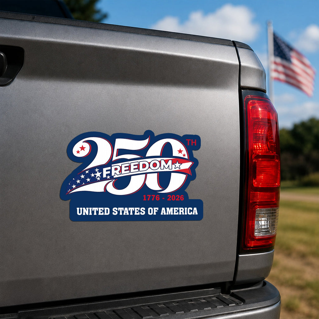 250 Years of Freedom Magnet Refrigerator Stickers, America 1776 2026 Decor Sticker for Car