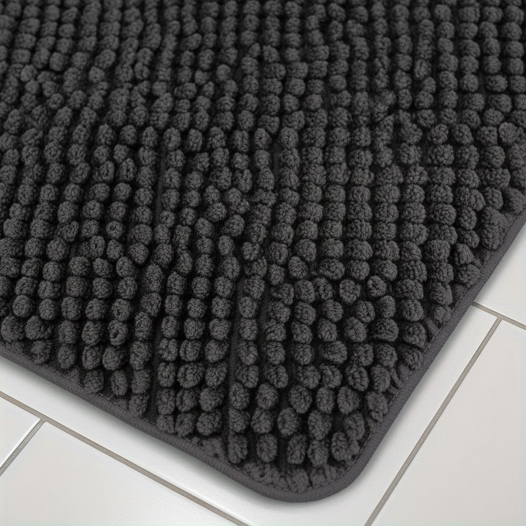 L-shaped corner bath mat - CornerLuxe