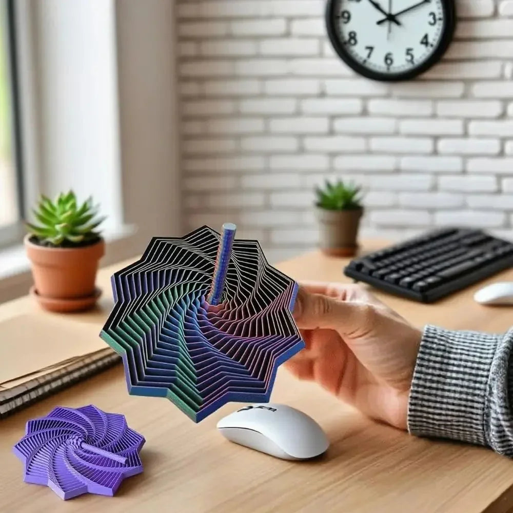 Layered Geometric Fidget - Twirluxe