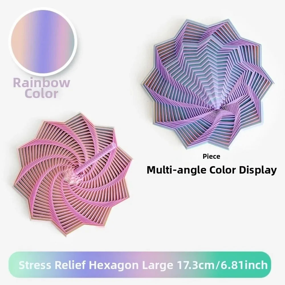 Layered Geometric Fidget - Twirluxe