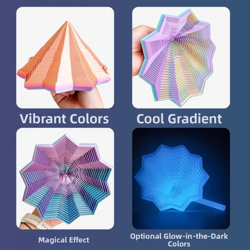 Layered Geometric Fidget - Twirluxe