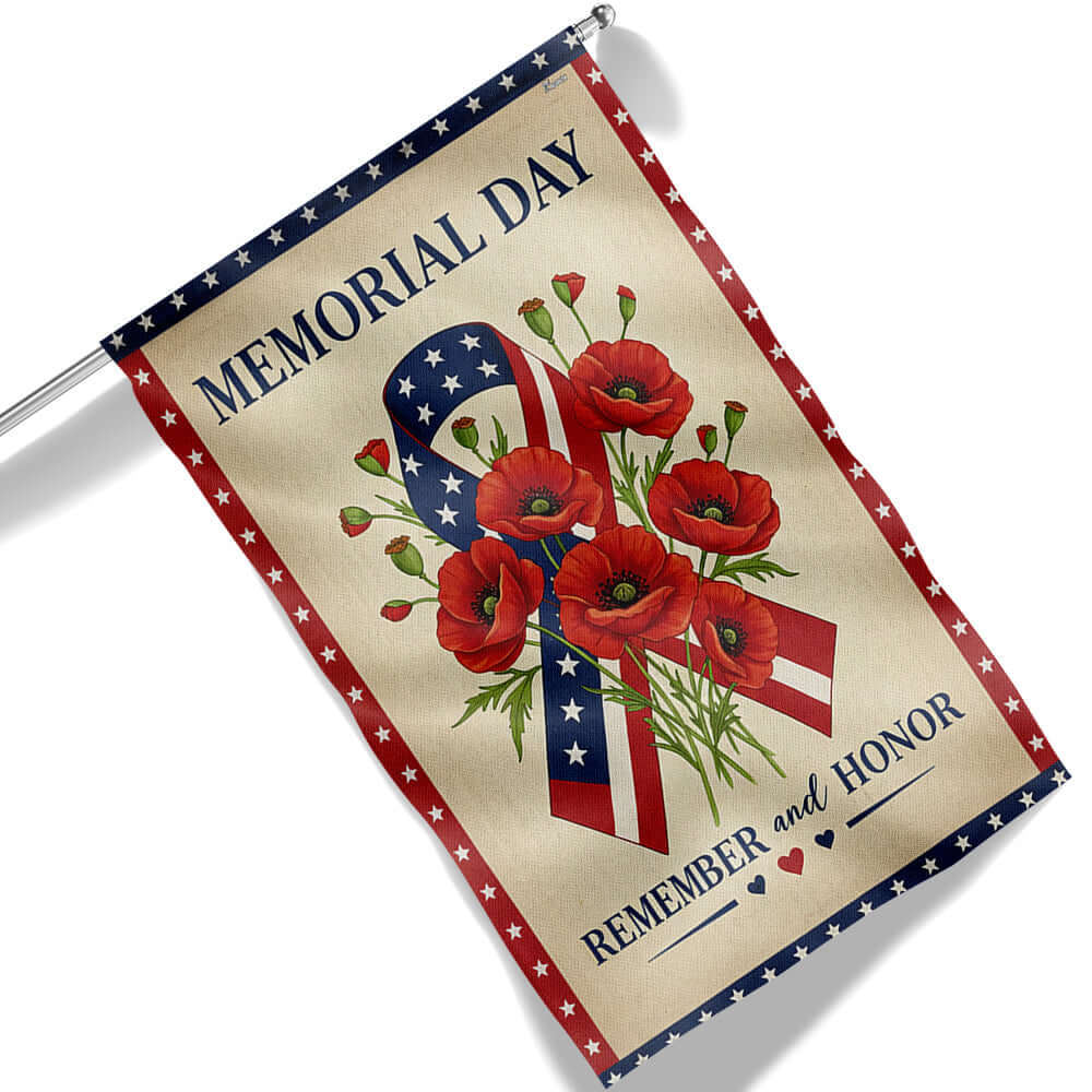 Memorial Day Remember And Honor Flag