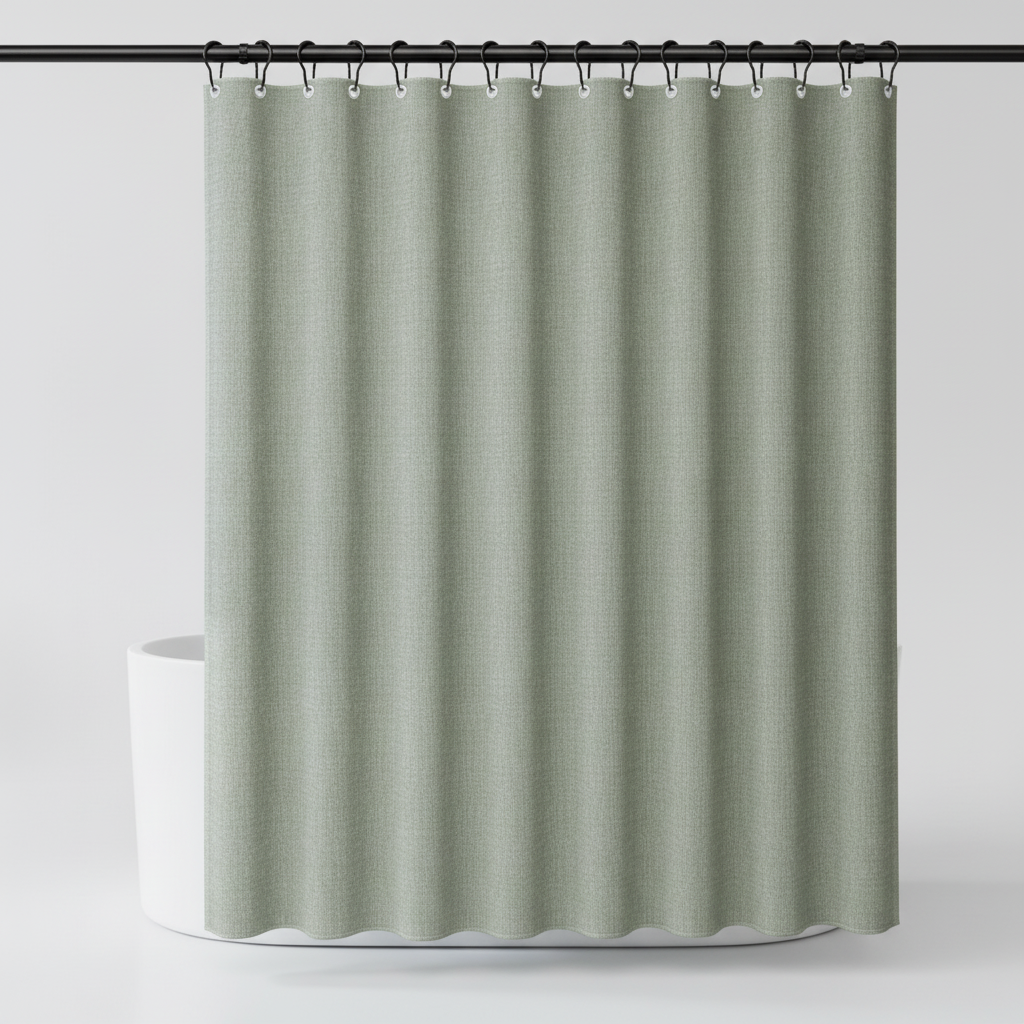 Lightweight Polyester Shower Curtain - SereneCurtain