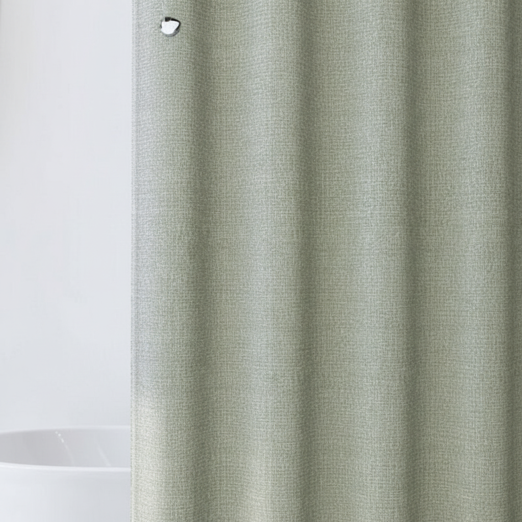 Lightweight Polyester Shower Curtain - SereneCurtain