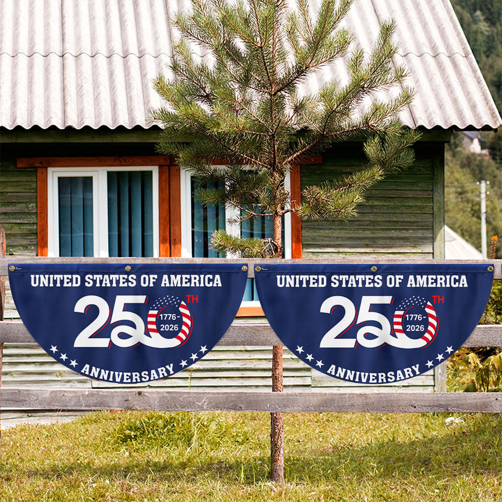 1776 2026 Fan Flag Patriotic Decor for the 250th Anniversary of the US