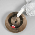 Cardboard Cat Maze with Magnetic Folding Design and Bell Ball Toy