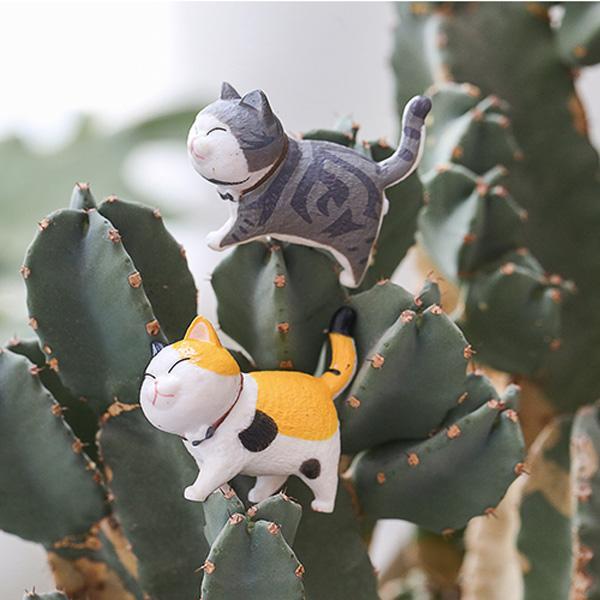 Mini Spazierende Katzenfiguren | Brehn