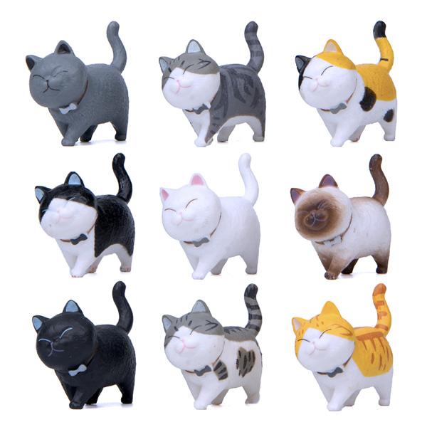 Mini Spazierende Katzenfiguren | Brehn