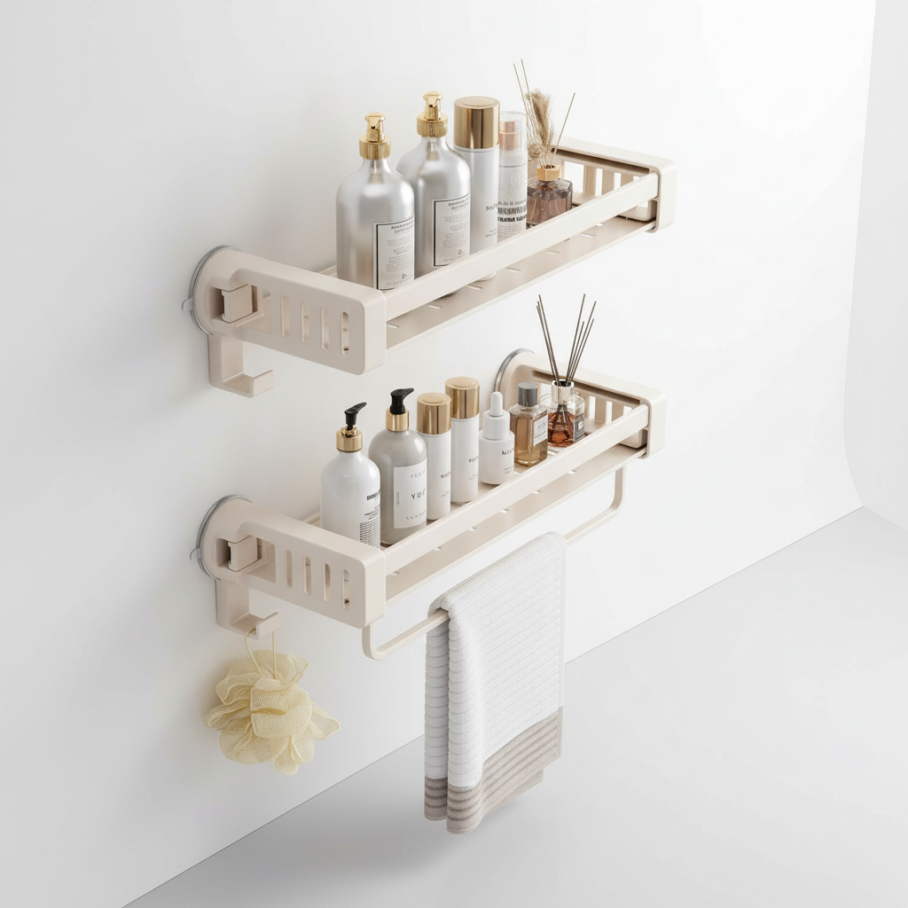 Mount-free Hanging Shelf for Bathroom - AquaFixor