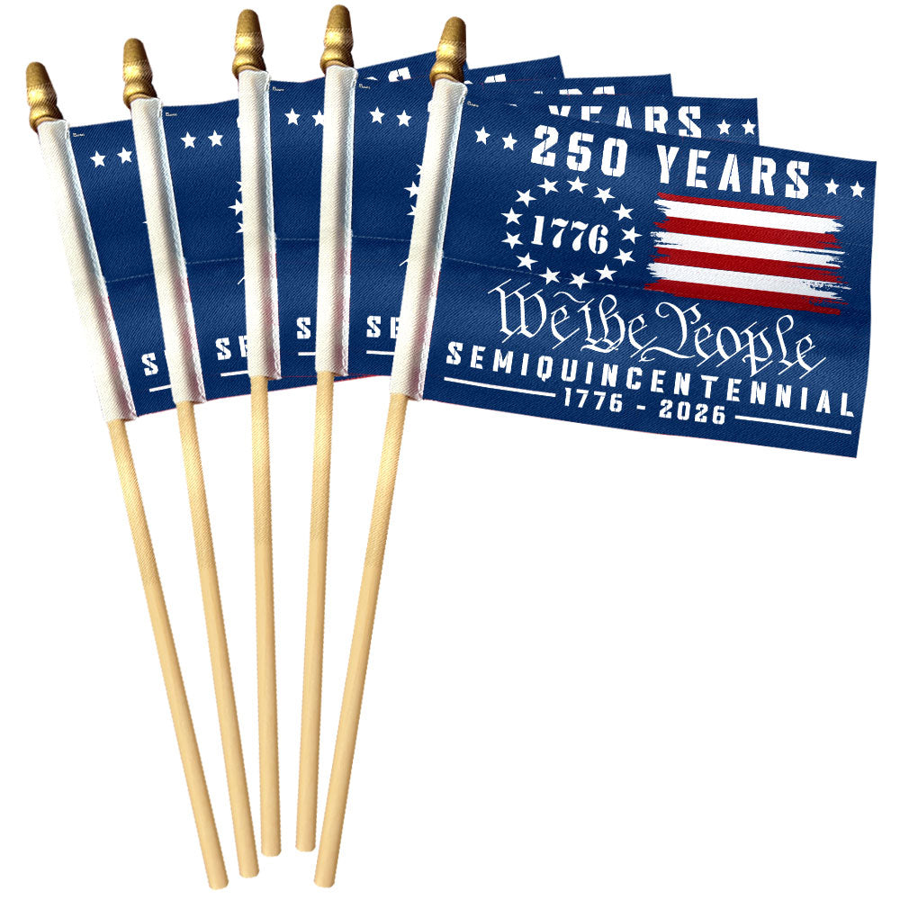 We The People 250 Handheld Flag for America 250th Anniversary