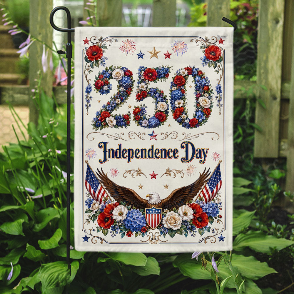 250 Rose Flag, Independence Day Patriotic Eagle Flower Shield US Flag