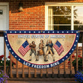 Spirit of 76 Flag, United States of America Let Freedom Ring 250 Retro Fan Flag